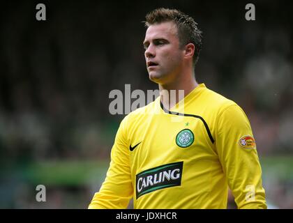 ARTUR BORUC Glasgow Celtic FC CELTIC PARK GLASGOW Scozia 31 Agosto 2008 Foto Stock