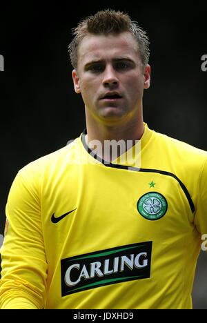 ARTUR BORUC Glasgow Celtic FC CELTIC PARK GLASGOW Scozia 31 Agosto 2008 Foto Stock