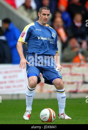 MARK KENNEDY CARDIFF CITY FC BLOOMFIELD ROAD Blackpool Inghilterra 04 Ottobre 2008 Foto Stock