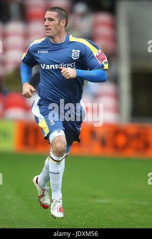 MARK KENNEDY CARDIFF CITY FC BLOOMFIELD ROAD Blackpool Inghilterra 04 Ottobre 2008 Foto Stock