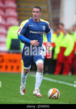 MARK KENNEDY CARDIFF CITY FC BLOOMFIELD ROAD Blackpool Inghilterra 04 Ottobre 2008 Foto Stock