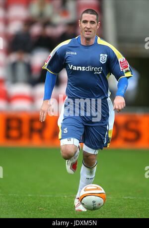 MARK KENNEDY CARDIFF CITY FC BLOOMFIELD ROAD Blackpool Inghilterra 04 Ottobre 2008 Foto Stock