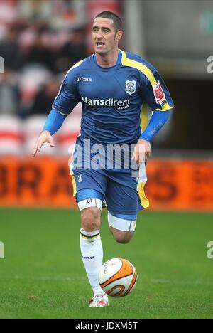 MARK KENNEDY CARDIFF CITY FC BLOOMFIELD ROAD Blackpool Inghilterra 04 Ottobre 2008 Foto Stock