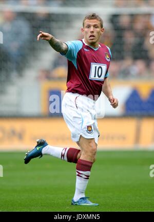 CRAIG BELLAMY West Ham United FC KC Stadium Hull Inghilterra 19 Ottobre 2008 Foto Stock