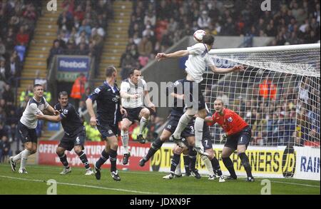 BLACKBURN DIFENDERE ANGOLO V BOLTON Blackburn Rovers Reebok Stadium Bolton Inghilterra 18 Ottobre 2008 Foto Stock