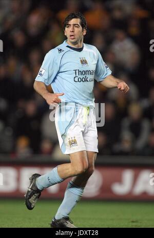 TAL BEN HAIM Manchester City FC KC Stadium Hull Inghilterra 16 Novembre 2008 Foto Stock