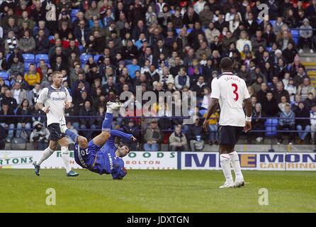 Punteggi di DECO BOLTON V CHELSEA Reebok Stadium Bolton Inghilterra 06 Dicembre 2008 Foto Stock