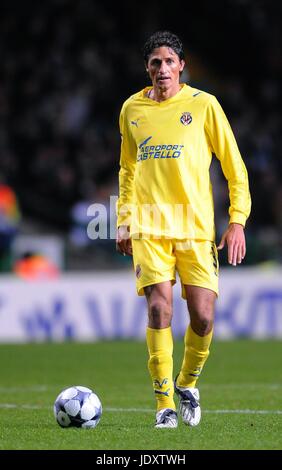 EDMILSON Villarreal CF CELTIC PARK GLASGOW INGHILTERRA 10 Dicembre 2008 Foto Stock