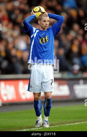 ALAN DUNNE MILLWALL FC KC Stadium Hull Inghilterra 24 Gennaio 2009 Foto Stock