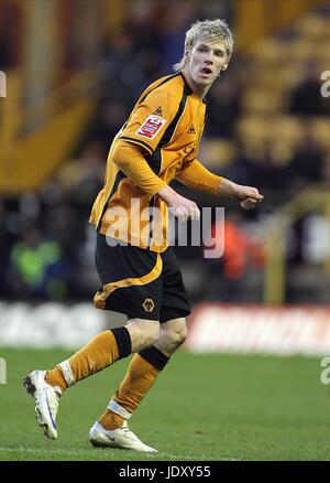 ANDY KEOGH WOLVERHAMPTON WANDERERS FC MOLINEUX STADIUM WOLVERHAMPTON INGHILTERRA 24 Gennaio 2009 Foto Stock