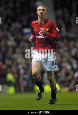 LUKE CHADWICK MANCHESTER UNITED FC 11 Novembre 2000 Foto Stock