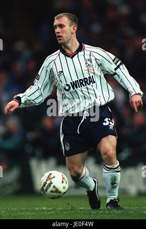 GARETH ROBERTS TRANMERE ROVERS FC 27 Febbraio 2000 Foto Stock