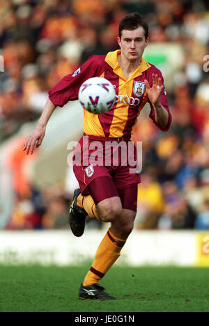 DAVID WETHERALL BRADFORD CITY FC 25 Marzo 2000 Foto Stock