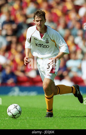 DAVID WETHERALL BRADFORD CITY FC 17 Luglio 2000 Foto Stock