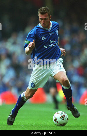 GEOFF HORSFIELD Birmingham City FC Millennium Stadium Cardiff Galles 25 Febbraio 2001 Foto Stock