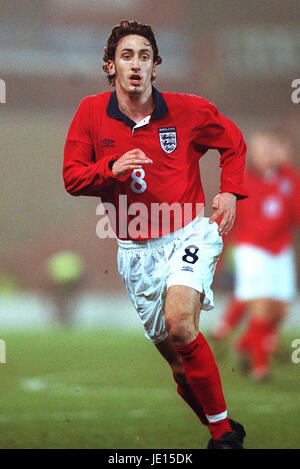 JONATHAN GREENING INGHILTERRA U21 & MANCHESTER UTD OAKLEY BARNSLEY INGHILTERRA 23 Marzo 2001 Foto Stock