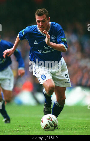 GEOFF HORSFIELD Birmingham City FC Millennium Stadium Cardiff Galles 25 Febbraio 2001 Foto Stock