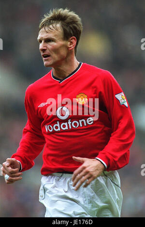 TEDDY SHERINGHAM MANCHESTER UNITED FC 28 Gennaio 2001 Foto Stock