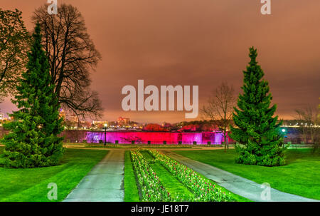 Vista delle Cascate del Niagara da Queen Victoria Park in Canada Foto Stock