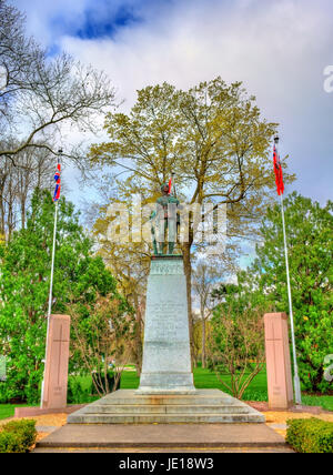 Memoriale di guerra in Queen Victoria Park - Niagara Falls, Canada Foto Stock