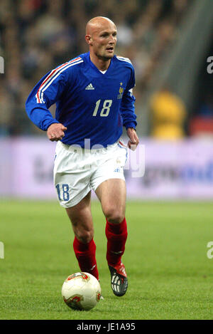 FRANK IL LEBOEUF FRANCIA & Chelsea FC STADE FRANCE PARIS 27 Marzo 2002 Foto Stock