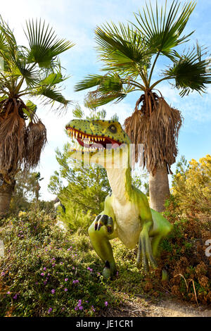 Grandi Dinosauri sul display in Cabazon Dinosaur Museum in Cabazon, California. Foto Stock