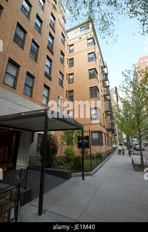 L'Arthur rinnovato art deco apartment building West 25th street chelsea New York City USA Foto Stock