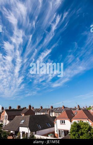 Guardando fuori, Abington Area, Northampton, Regno Unito Foto Stock
