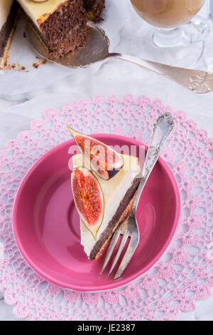 Con riferimento alle figure da 4 a 6 semi di papavero cheesecake Foto Stock