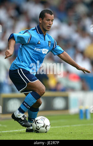 ALI BENARBIA Manchester City FC ELLAND ROAD LEEDS 17 Agosto 2002 Foto Stock