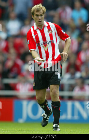 JASON MCATEER SUNDERLAND FC STADIO DELLA LUCE SUNDERLAND INGHILTERRA 31 Agosto 2002 Foto Stock