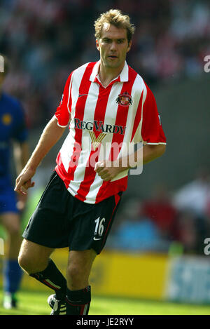 JASON MCATEER SUNDERLAND FC STADIO DELLA LUCE SUNDERLAND INGHILTERRA 31 Agosto 2002 Foto Stock