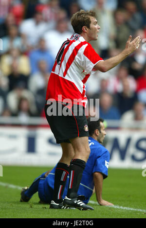 JASON MCATEER SUNDERLAND FC STADIO DELLA LUCE SUNDERLAND INGHILTERRA 31 Agosto 2002 Foto Stock