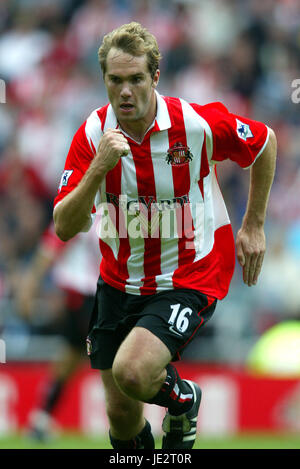 JASON MCATEER SUNDERLAND FC STADIO DELLA LUCE SUNDERLAND INGHILTERRA 31 Agosto 2002 Foto Stock