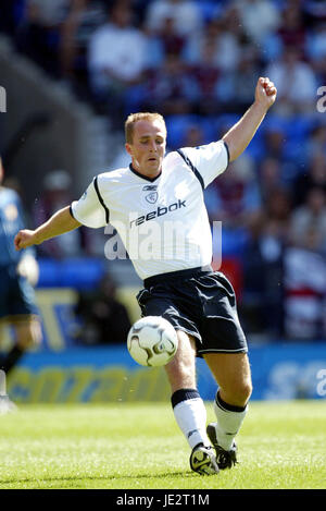 HENRIK PEDERSEN Bolton Wanderers FC Reebok Stadium BOLTON 01 Settembre 2002 Foto Stock