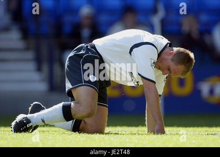 HENRIK PEDERSEN Bolton Wanderers FC Reebok Stadium BOLTON 01 Settembre 2002 Foto Stock