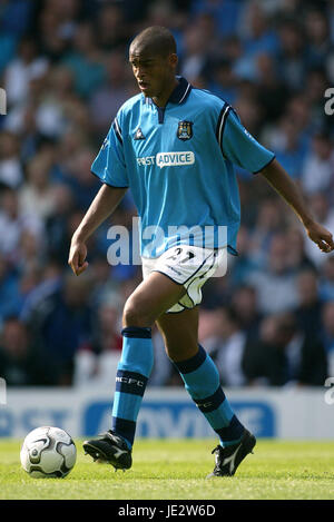 MIKKEL BISCHOFF Manchester City FC MAIN ROAD MANCHESTER 15 Settembre 2002 Foto Stock