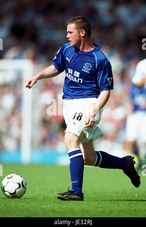 WAYNE ROONEY, Everton FC, EVERTON V Tottenham Hotspur, 2002 Foto Stock