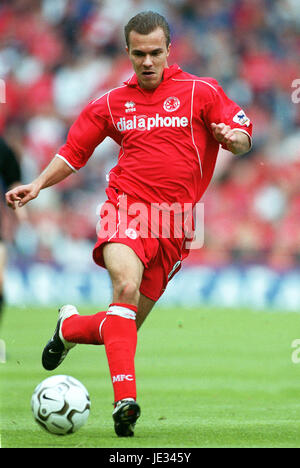 SZILARD NEMETH MIDDLESBROUGH FC RIVERSIDE STADIUM MIDDLESBROUGH 01 Settembre 2003 Foto Stock