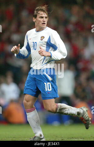 DMITRY BULYKIN RUSSIA & DINAMO MOSCA Millenium Stadium Cardiff Galles 19 Novembre 2003 Foto Stock