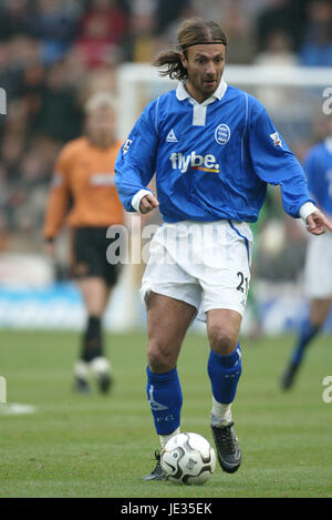 CHRISTOPHE DUGARRY Birmingham City FC MOLINEUX STADIUM WOLVERHAMPTON INGHILTERRA 08 Novembre 2003 Foto Stock