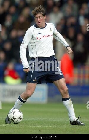 DARREN RADLETT Tottenham Hotspurs FC Walkers Stadium Leicester Inghilterra 19 Ottobre 2003 Foto Stock