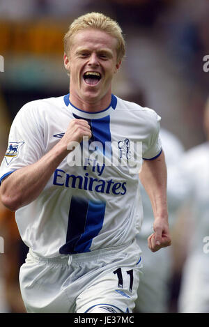 DAMIEN DUFF Chelsea FC MOLINEUX WOLVERHAMPTON INGHILTERRA 20 Settembre 2003 Foto Stock