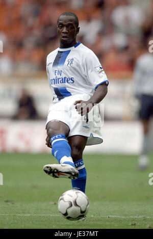 CLAUDE MAKELELE Chelsea FC MOLINEUX WOLVERHAMPTON INGHILTERRA 20 Settembre 2003 Foto Stock