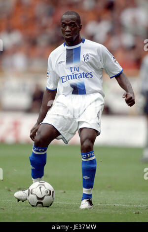 CLAUDE MAKELELE Chelsea FC MOLINEUX WOLVERHAMPTON INGHILTERRA 20 Settembre 2003 Foto Stock