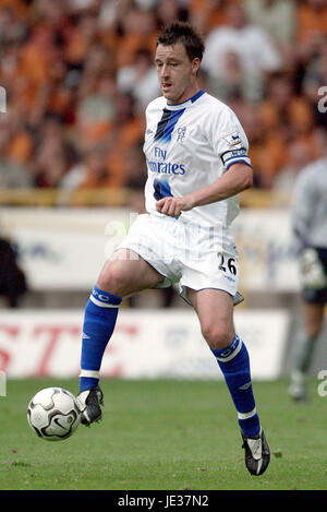 JOHN TERRY Chelsea FC MOLINEUX WOLVERHAMPTON INGHILTERRA 20 Settembre 2003 Foto Stock