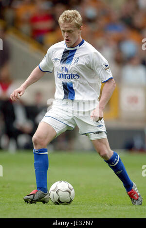 DAMIEN DUFF Chelsea FC MOLINEUX WOLVERHAMPTON INGHILTERRA 20 Settembre 2003 Foto Stock