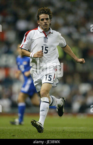 OWEN HARGREAVES INGHILTERRA & BAYERN MUNICH OLD TRAFFORD MANCHESTER 10 Settembre 2003 Foto Stock