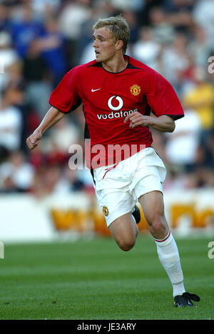 DARREN FLETCHER MANCHESTER UNITED FC BRITANIA STADIUM STOKE INGHILTERRA 13 Agosto 2003 Foto Stock