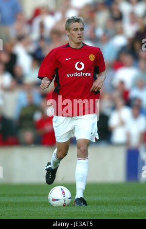 DARREN FLETCHER MANCHESTER UNITED FC BRITANIA STADIUM STOKE INGHILTERRA 13 Agosto 2003 Foto Stock